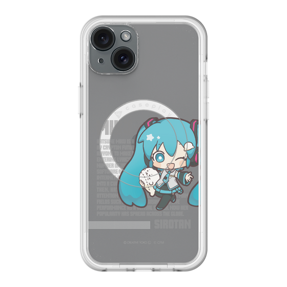 スリムプロテクションプレミアムケース with MagSafe［ しろたん×初音ミク - 初音ミク - デジタルコード ］