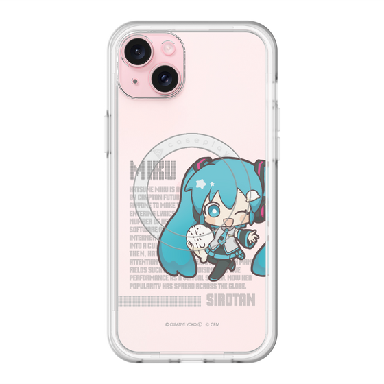スリムプロテクションプレミアムケース with MagSafe［ しろたん×初音ミク - 初音ミク - デジタルコード ］