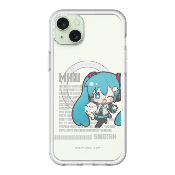 スリムプロテクションプレミアムケース with MagSafe［ しろたん×初音ミク - 初音ミク - デジタルコード ］