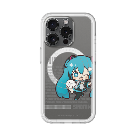 スリムプロテクションプレミアムケース with MagSafe［ しろたん×初音ミク - 初音ミク - デジタルコード ］