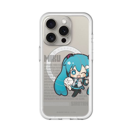 スリムプロテクションプレミアムケース with MagSafe［ しろたん×初音ミク - 初音ミク - デジタルコード ］
