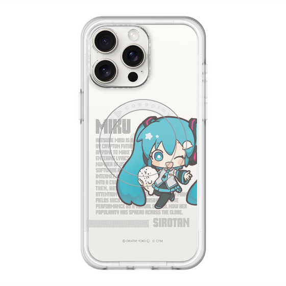 スリムプロテクションプレミアムケース with MagSafe［ しろたん×初音ミク - 初音ミク - デジタルコード ］
