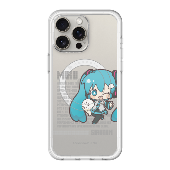 スリムプロテクションプレミアムケース with MagSafe［ しろたん×初音ミク - 初音ミク - デジタルコード ］