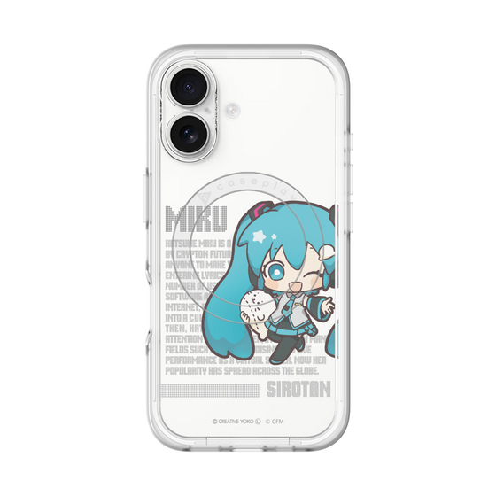 スリムプロテクションプレミアムケース with MagSafe［ しろたん×初音ミク - 初音ミク - デジタルコード ］