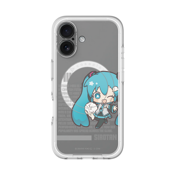 スリムプロテクションプレミアムケース with MagSafe［ しろたん×初音ミク - 初音ミク - デジタルコード ］