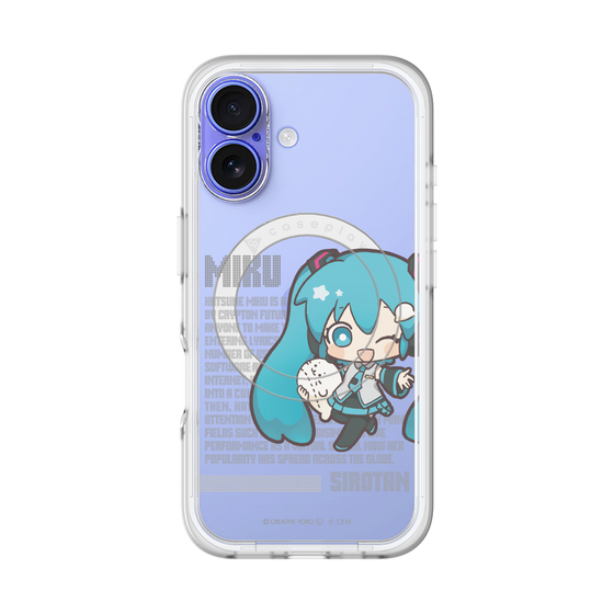スリムプロテクションプレミアムケース with MagSafe［ しろたん×初音ミク - 初音ミク - デジタルコード ］