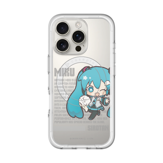 スリムプロテクションプレミアムケース with MagSafe［ しろたん×初音ミク - 初音ミク - デジタルコード ］