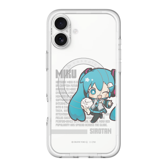 スリムプロテクションプレミアムケース with MagSafe［ しろたん×初音ミク - 初音ミク - デジタルコード ］