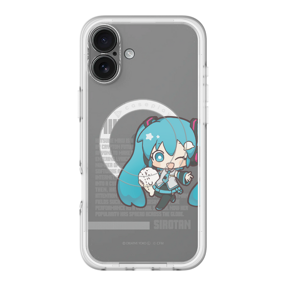スリムプロテクションプレミアムケース with MagSafe［ しろたん×初音ミク - 初音ミク - デジタルコード ］