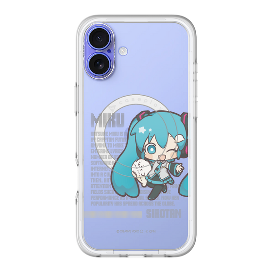 スリムプロテクションプレミアムケース with MagSafe［ しろたん×初音ミク - 初音ミク - デジタルコード ］