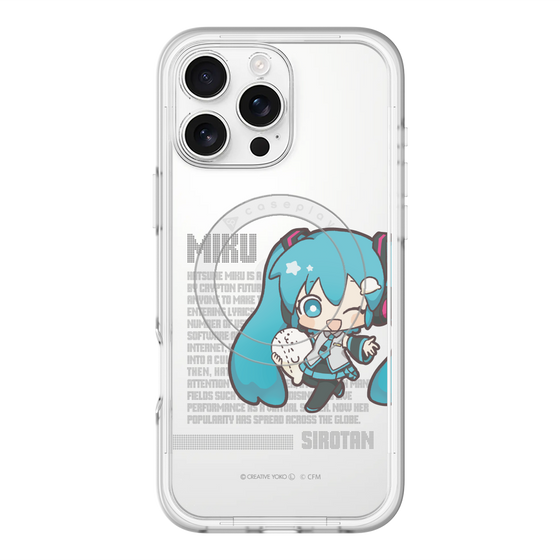 スリムプロテクションプレミアムケース with MagSafe［ しろたん×初音ミク - 初音ミク - デジタルコード ］