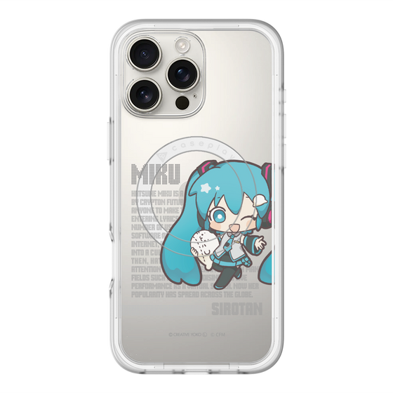 スリムプロテクションプレミアムケース with MagSafe［ しろたん×初音ミク - 初音ミク - デジタルコード ］