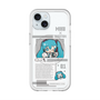 スリムプロテクションプレミアムケース with MagSafe［ しろたん×初音ミク - 初音ミク - インフォグラフィック ］