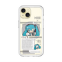 スリムプロテクションプレミアムケース with MagSafe［ しろたん×初音ミク - 初音ミク - インフォグラフィック ］