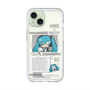 スリムプロテクションプレミアムケース with MagSafe［ しろたん×初音ミク - 初音ミク - インフォグラフィック ］