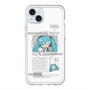 スリムプロテクションプレミアムケース with MagSafe［ しろたん×初音ミク - 初音ミク - インフォグラフィック ］