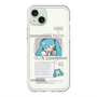 スリムプロテクションプレミアムケース with MagSafe［ しろたん×初音ミク - 初音ミク - インフォグラフィック ］