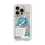 スリムプロテクションプレミアムケース with MagSafe［ しろたん×初音ミク - 初音ミク - インフォグラフィック ］