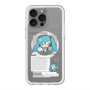 スリムプロテクションプレミアムケース with MagSafe［ しろたん×初音ミク - 初音ミク - インフォグラフィック ］