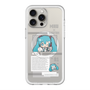 スリムプロテクションプレミアムケース with MagSafe［ しろたん×初音ミク - 初音ミク - インフォグラフィック ］