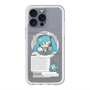 スリムプロテクションプレミアムケース with MagSafe［ しろたん×初音ミク - 初音ミク - インフォグラフィック ］