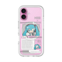 スリムプロテクションプレミアムケース with MagSafe［ しろたん×初音ミク - 初音ミク - インフォグラフィック ］