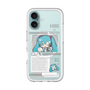 スリムプロテクションプレミアムケース with MagSafe［ しろたん×初音ミク - 初音ミク - インフォグラフィック ］