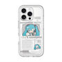 スリムプロテクションプレミアムケース with MagSafe［ しろたん×初音ミク - 初音ミク - インフォグラフィック ］