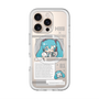 スリムプロテクションプレミアムケース with MagSafe［ しろたん×初音ミク - 初音ミク - インフォグラフィック ］