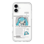 スリムプロテクションプレミアムケース with MagSafe［ しろたん×初音ミク - 初音ミク - インフォグラフィック ］