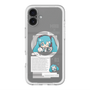 スリムプロテクションプレミアムケース with MagSafe［ しろたん×初音ミク - 初音ミク - インフォグラフィック ］