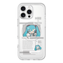 スリムプロテクションプレミアムケース with MagSafe［ しろたん×初音ミク - 初音ミク - インフォグラフィック ］