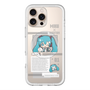 スリムプロテクションプレミアムケース with MagSafe［ しろたん×初音ミク - 初音ミク - インフォグラフィック ］