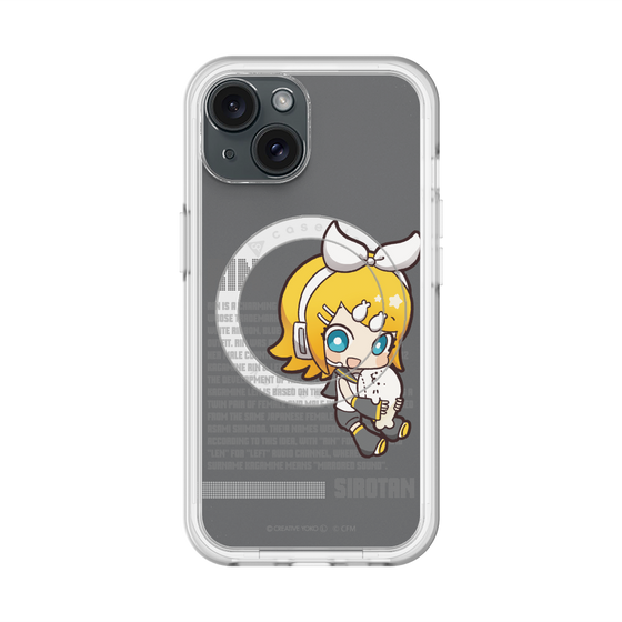 スリムプロテクションプレミアムケース with MagSafe［ しろたん×初音ミク - 鏡音リン - デジタルコード ］