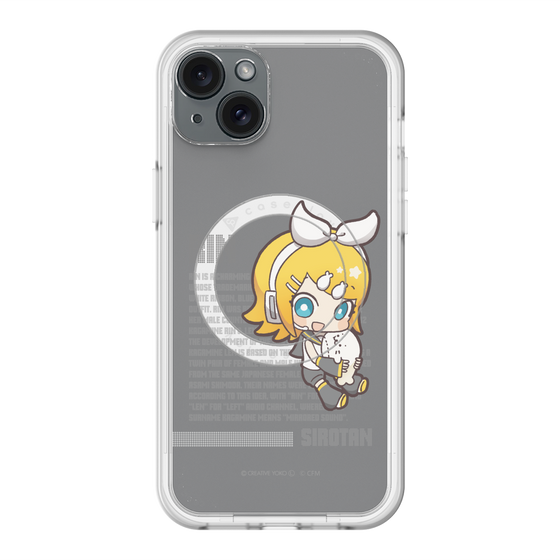 スリムプロテクションプレミアムケース with MagSafe［ しろたん×初音ミク - 鏡音リン - デジタルコード ］