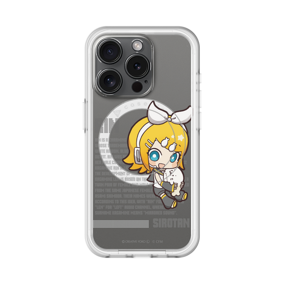 スリムプロテクションプレミアムケース with MagSafe［ しろたん×初音ミク - 鏡音リン - デジタルコード ］