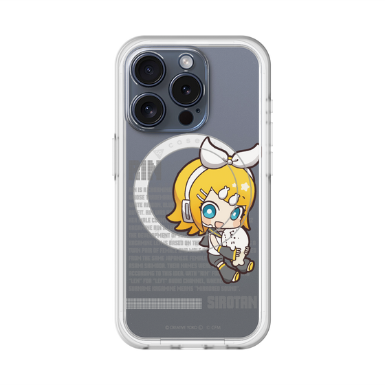 スリムプロテクションプレミアムケース with MagSafe［ しろたん×初音ミク - 鏡音リン - デジタルコード ］