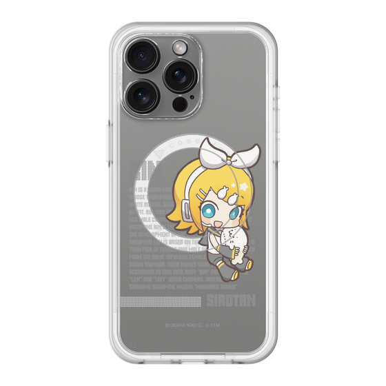 スリムプロテクションプレミアムケース with MagSafe［ しろたん×初音ミク - 鏡音リン - デジタルコード ］