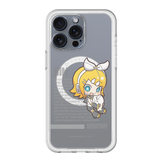スリムプロテクションプレミアムケース with MagSafe［ しろたん×初音ミク - 鏡音リン - デジタルコード ］
