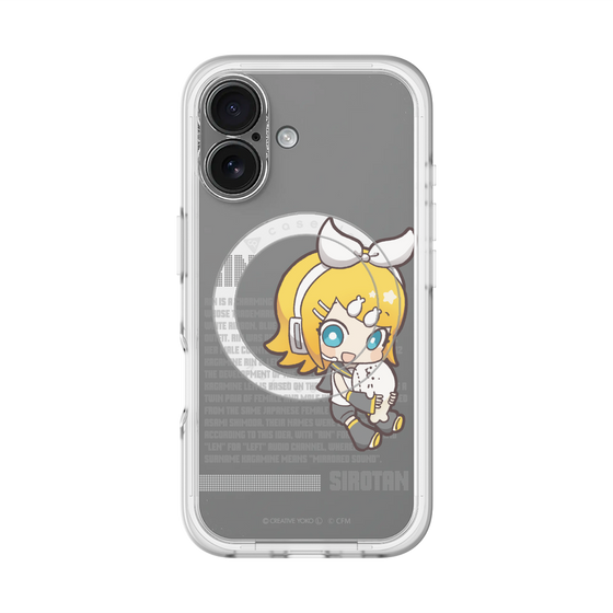 スリムプロテクションプレミアムケース with MagSafe［ しろたん×初音ミク - 鏡音リン - デジタルコード ］