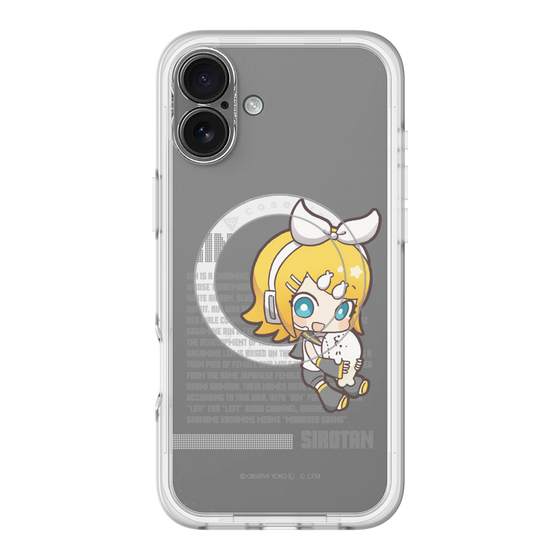 スリムプロテクションプレミアムケース with MagSafe［ しろたん×初音ミク - 鏡音リン - デジタルコード ］