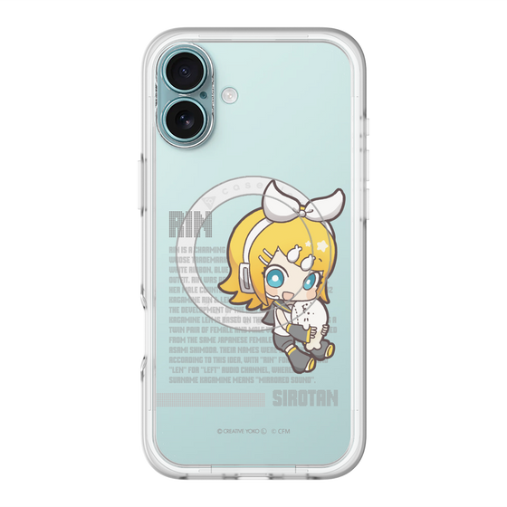スリムプロテクションプレミアムケース with MagSafe［ しろたん×初音ミク - 鏡音リン - デジタルコード ］