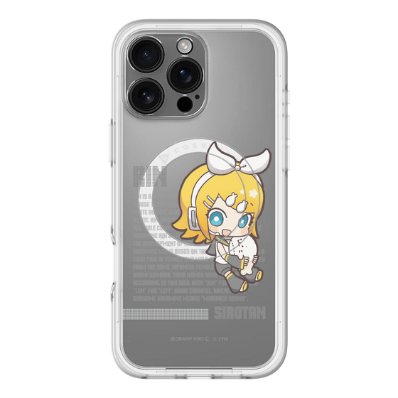 スリムプロテクションプレミアムケース with MagSafe［ しろたん×初音ミク - 鏡音リン - デジタルコード ］
