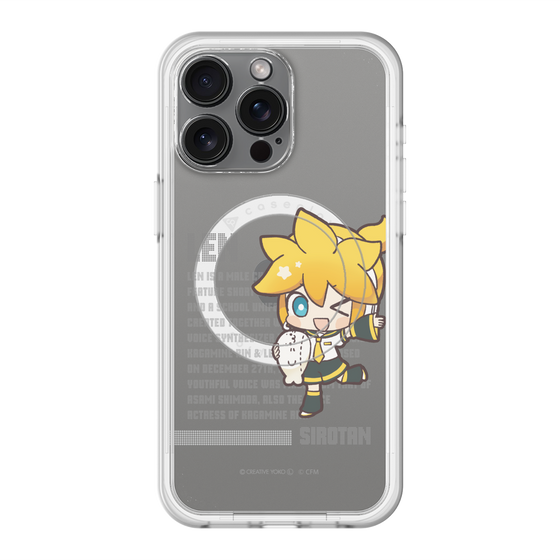 スリムプロテクションプレミアムケース with MagSafe［ しろたん×初音ミク - 鏡音レン - デジタルコード ］