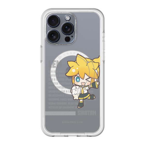 スリムプロテクションプレミアムケース with MagSafe［ しろたん×初音ミク - 鏡音レン - デジタルコード ］