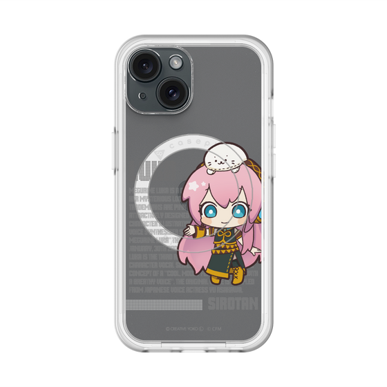 スリムプロテクションプレミアムケース with MagSafe［ しろたん×初音ミク - 巡音ルカ - デジタルコード ］