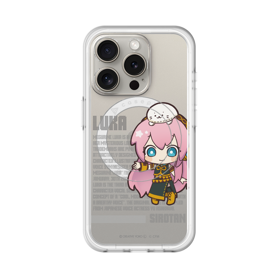 スリムプロテクションプレミアムケース with MagSafe［ しろたん×初音ミク - 巡音ルカ - デジタルコード ］