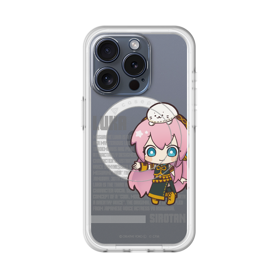 スリムプロテクションプレミアムケース with MagSafe［ しろたん×初音ミク - 巡音ルカ - デジタルコード ］