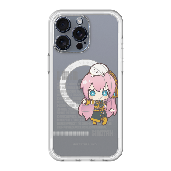スリムプロテクションプレミアムケース with MagSafe［ しろたん×初音ミク - 巡音ルカ - デジタルコード ］