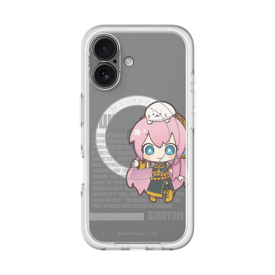 スリムプロテクションプレミアムケース with MagSafe［ しろたん×初音ミク - 巡音ルカ - デジタルコード ］